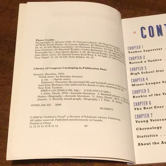 “Sport Stars* Derek Jeter Shortstop Sensation Brendan January - Picture 6 of 8